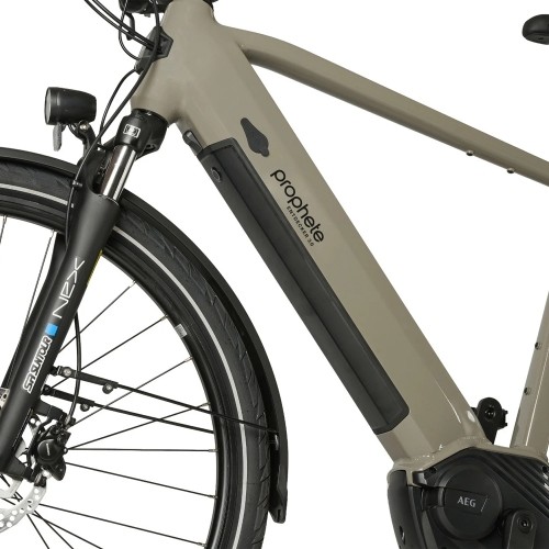 Rower elektryczny Prophete Entdecker 3.0 28", 9 biegów, rozmiar ramy 21" (54 cm), brązowy