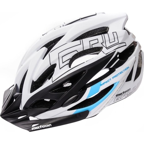 kask rowerowy gruver - Czarny/Niebieski