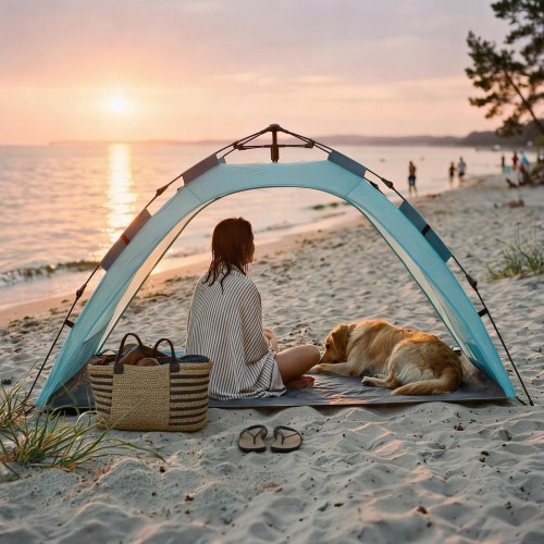 NC4802 AUTOMATIC TENT BLUE NILS