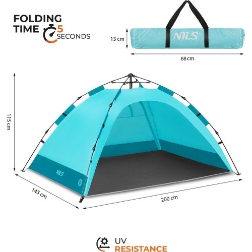 NC4802 AUTOMATIC TENT BLUE NILS