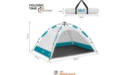 NC4802 AUTOMATIC TENT GREY NILS
