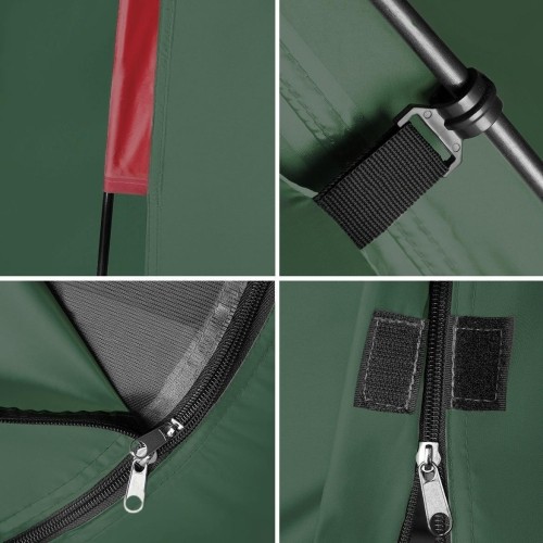 NC6013 GREEN-RED CAMPING TENT ROCKER NILS CAMP