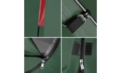 NC6013 GREEN-RED CAMPING TENT ROCKER NILS CAMP