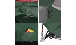 NC6013 GREEN-RED CAMPING TENT ROCKER NILS CAMP