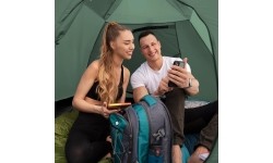NC6013 GREEN-RED CAMPING TENT ROCKER NILS CAMP