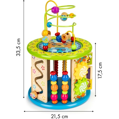 Drewniana kostka edukacyjna EcoToys