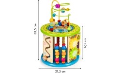 Drewniana kostka edukacyjna EcoToys