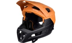 Downhill šalmas FORCE VENOM // dydis: S/M (55-58 cm) (oranžinė/juoda)