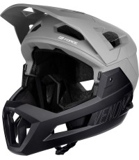 Downhill šalmas FORCE VENOM // dydis: L/XL (58-61 cm) (pilka/juoda)