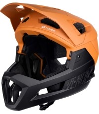 Downhill šalmas FORCE VENOM // dydis: L/XL (58-61 cm) (oranžinė/juoda)