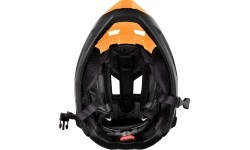 Downhill šalmas FORCE VENOM // dydis: S/M (55-58 cm) (oranžinė/juoda)