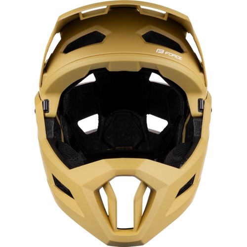 Downhill šalmas FORCE VENOM // dydis: L/XL (58-61 cm) (smėlio)