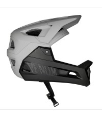 Downhill šalmas FORCE VENOM // dydis: S/M (55-58 cm) (pilka/juoda)