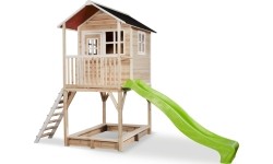 Drewniany domek do zabawy EXIT Loft 700 - naturalny