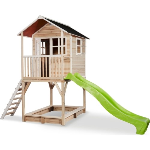 Drewniany domek do zabawy EXIT Loft 700 - naturalny