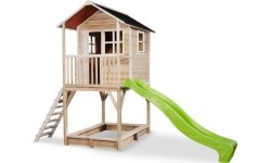 Drewniany domek do zabawy EXIT Loft 700 - naturalny