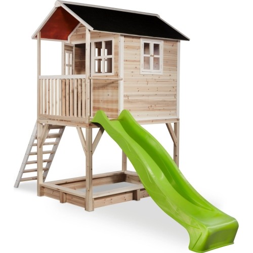 Drewniany domek do zabawy EXIT Loft 700 - naturalny