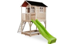 Drewniany domek do zabawy EXIT Loft 700 - naturalny