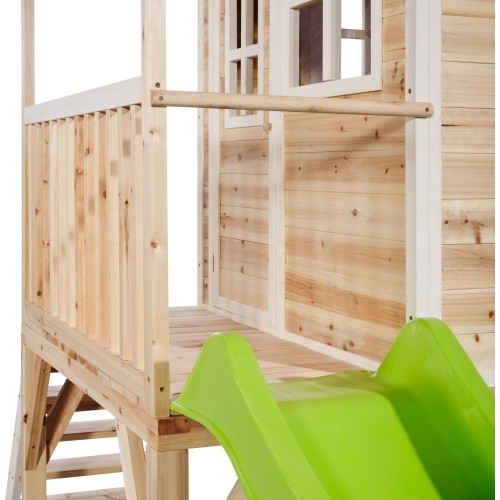 Drewniany domek do zabawy EXIT Loft 700 - naturalny