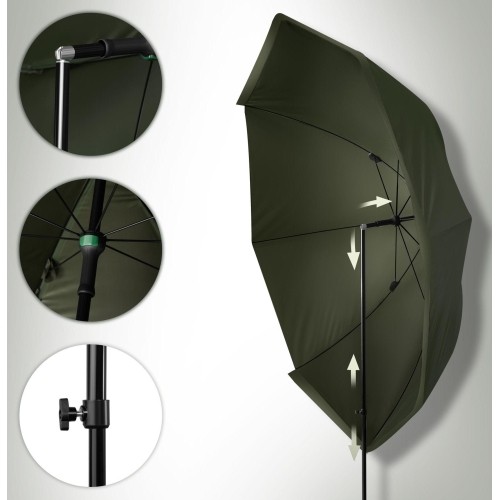 NC4702 PARASOL WĘDKARSKI Z BOCZNĄ OSŁONĄ NILS CAMP