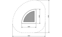 Trampoline KVARTALO 200 WP