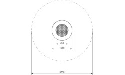 Trampolina Inter-Play Rado 125 cm