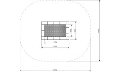 Trampolina na plac zabaw Inter-Play Orta 150 x 225