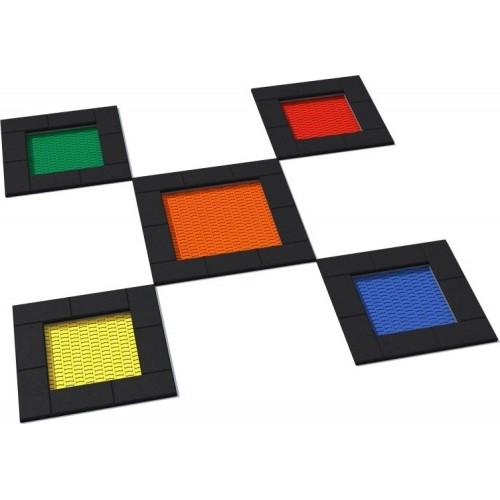 Trampolina Inter-Play Tuto 7, kwadratowa 400x400 cm