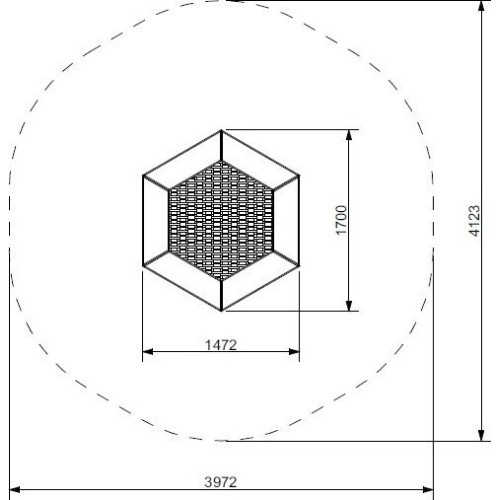Trampolina Inter-Play Hexo 1 WP
