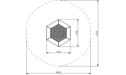 Trampolina Inter-Play Hexo 1 WP