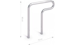 stainless steel bicycle rack 02