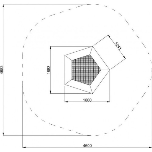 Trampoline PENTO 1 WP