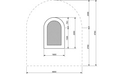 Trampoline JUNTO 150 x 225 WP