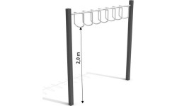 HORIZONTAL BAR WITH HANDLES