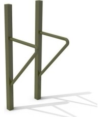 TWO TRIANGULAR HANDLES
