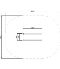 GYMNASTIC RAILS WITH POSTS