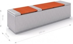 DECO concrete bench 3