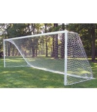 Standardowa bramka piłkarska (aluminiowa, mobilna) 7,32x2,44 m - Owalny 120x100mm