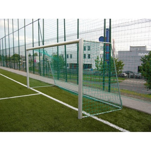 Zmniejszona bramka piłkarska (aluminiowa, mobilna) 5x2 m - Ovalus 120x100mm.