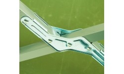 Łóżko turystyczne Highlander, aluminium - zielone