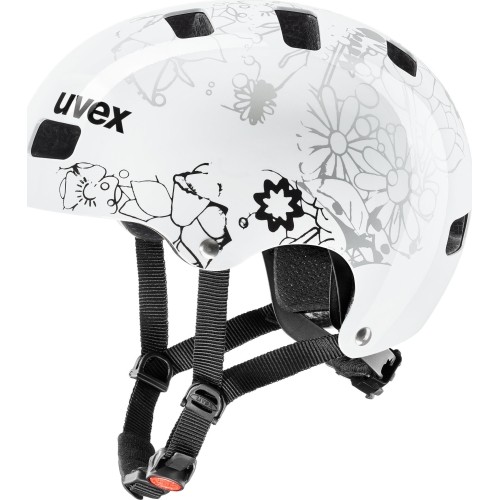 Šalmas Uvex Kid 3 white flower black