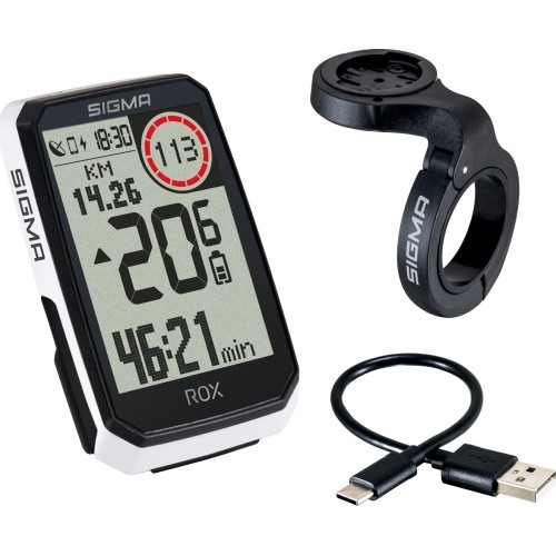 Dviračio kompiuteris SIGMA ROX 4.0 Endurance GPS White