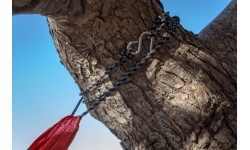 Duży i lekki hamak turystyczny Amazonas Travel Set - Czerwony