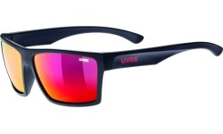 Okulary Uvex lgl 29 black mat red