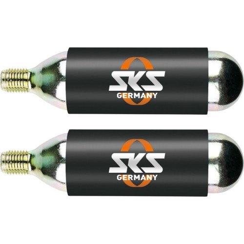 Suspausto oro CO2 balionėlis SKS pompai Airbuster (2x16g), su sriegiu