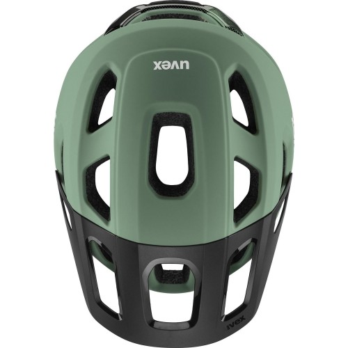 Kask Uvex React MIPS, moss green-black matt