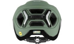 Kask Uvex React MIPS, moss green-black matt