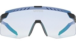 Akiniai Uvex pace stage S V black matt / mirror blue