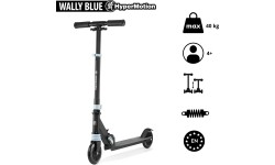 Paspirtukas HyperMotion Wally black-blue