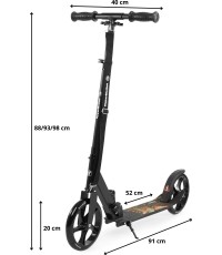 Paspirtukas HyperMotion Vibe black